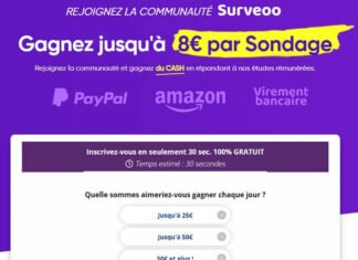 Surveoo: Présentation, test de fiabilité, avis et gains inscription_surveoo